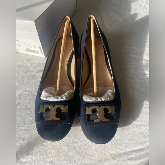 Tory Burch Gigi suede pump - kid suede - Tory navy blue - Picture 3 of 6